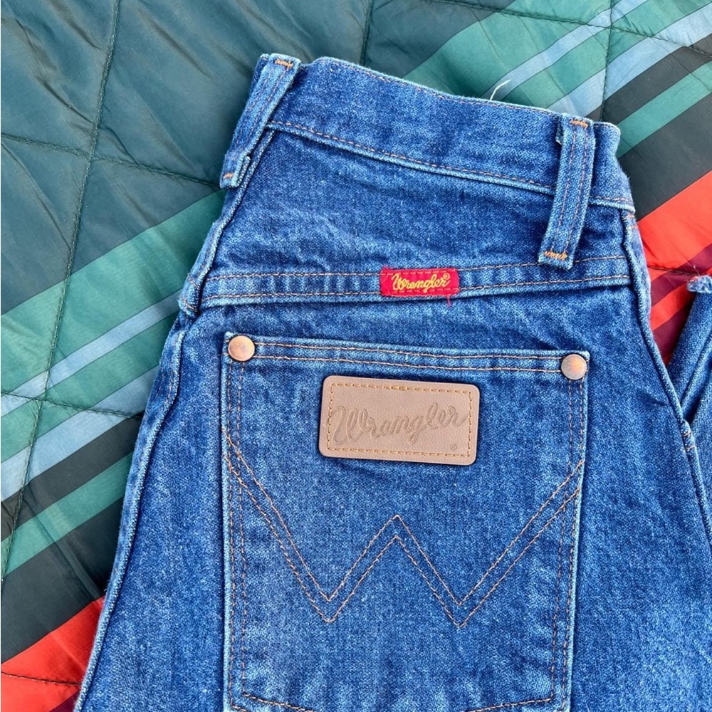 Highwaisted wrangler denim